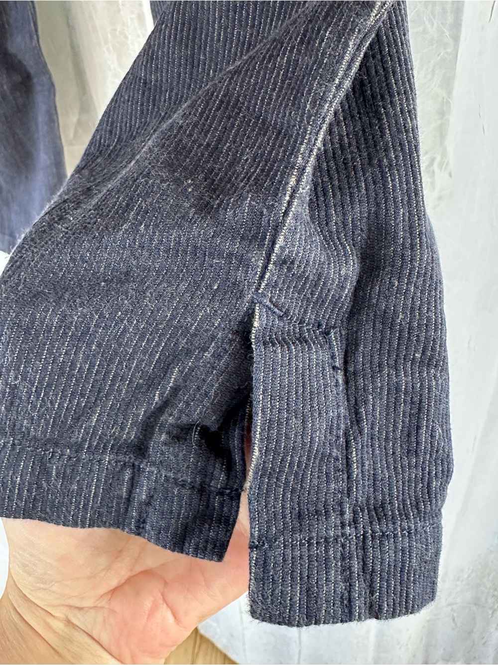 Vintage Plantation Issey Miyake-navy corduroy pants - Picture 4 of 6